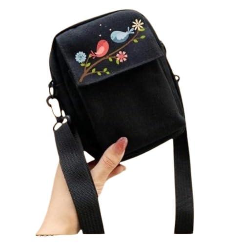 Mobile Sling Bag for Women & Men, Small Sling Bag for Women, Phone Bag with Adjustable Cotton Strap - Image 1