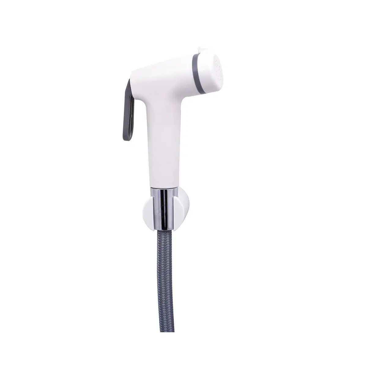 Somany Stella Health Faucet – White | High-Pressure Tested ABS Body with SS Braided Hose | Leak-Proof, Rust-Resistant & Ergonomic Design - Image 1