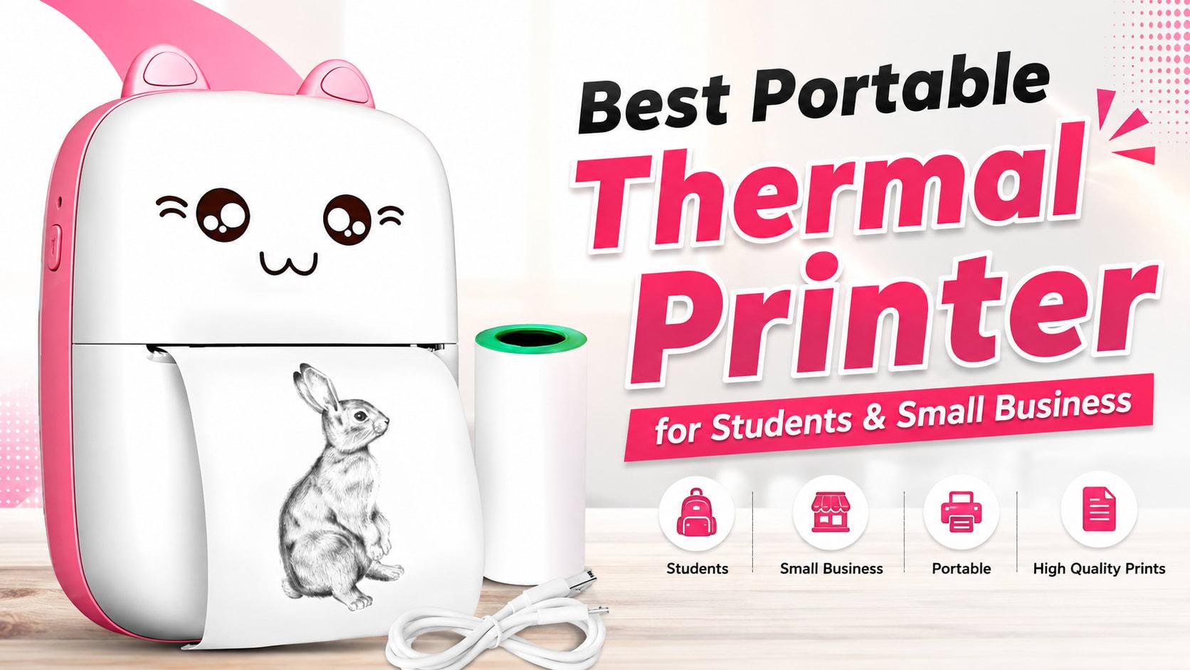 Best Portable Thermal Printer for Students & Small Business