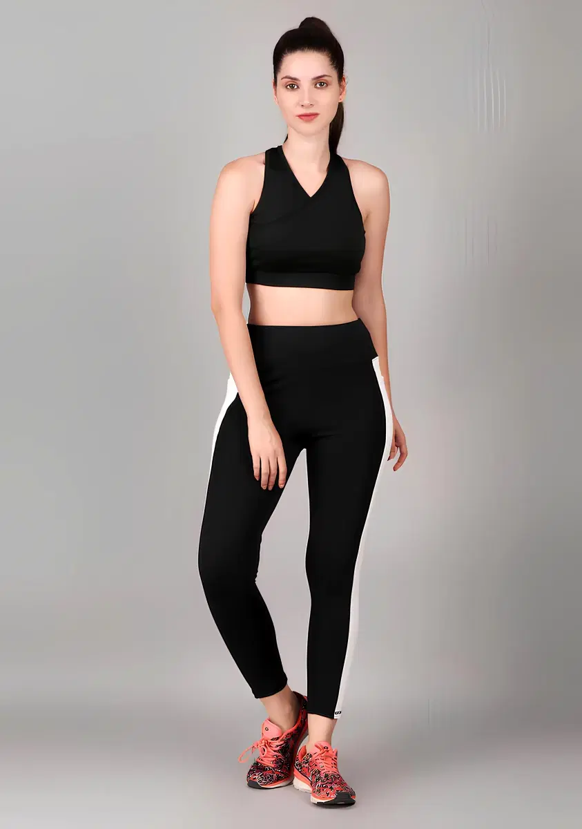 WUGO:: Stylish Activewear Leggings for Women | Soft Stretch Yoga Pants | Comfortable Gym & Fitness Wear for Girls | Ideal for Yoga, Pilates & Daily Workouts - Image 1