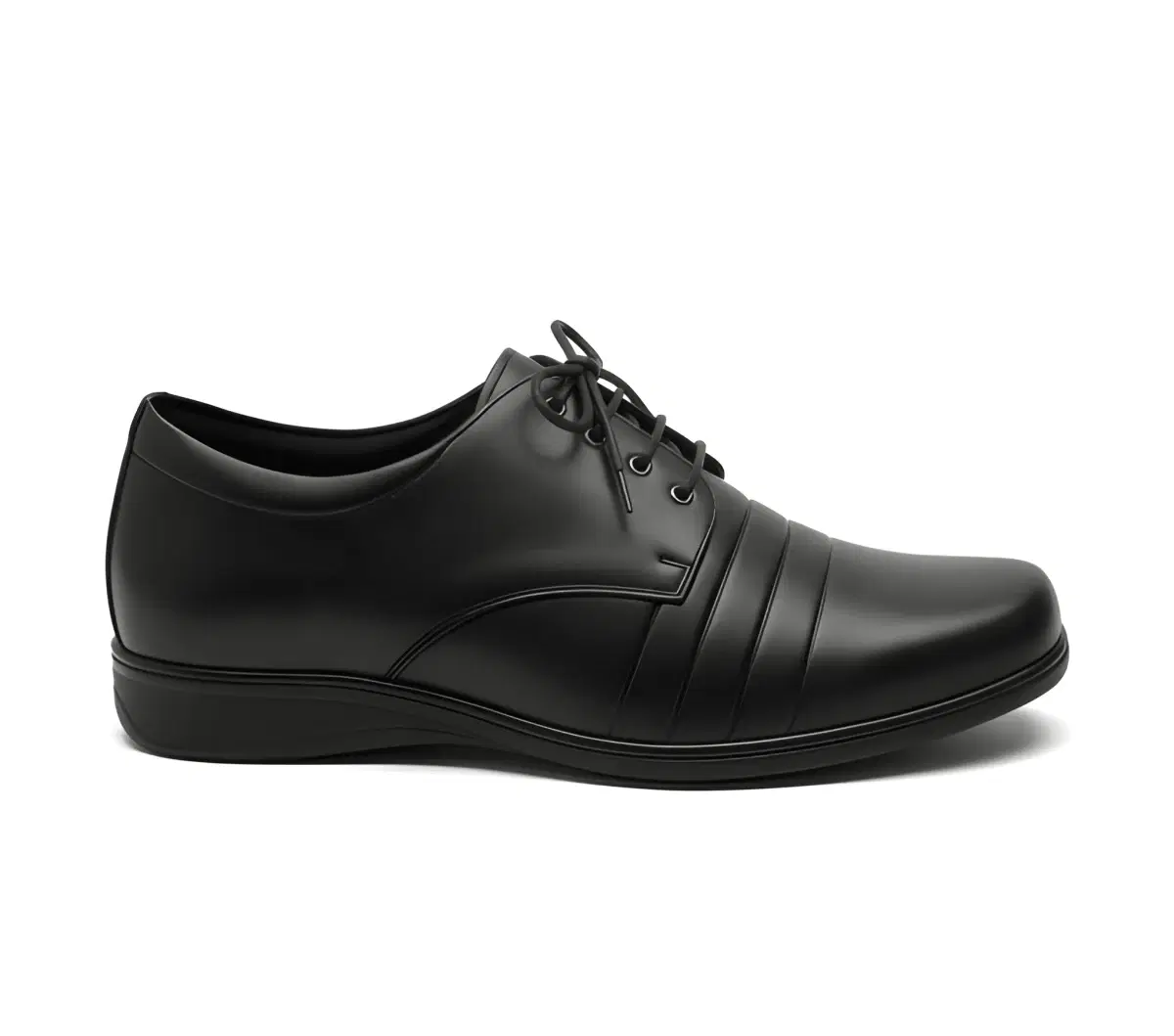 WUGO::Latest Trendy Men Formal Shoes |Black Derby Shoes| Office Shoes For Men's & Boys - Image 1
