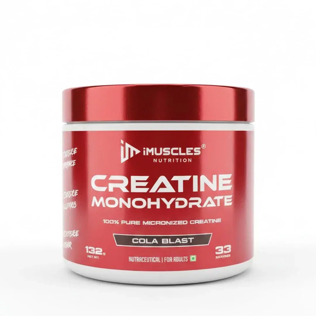 Creatine Monohydrate | 100% Pure Micronized Creatine | 132g | 33 Servings | Pre-Post Workout Supplement for Muscle Recovery, Strength & Energy | for Men & Women - Image 1