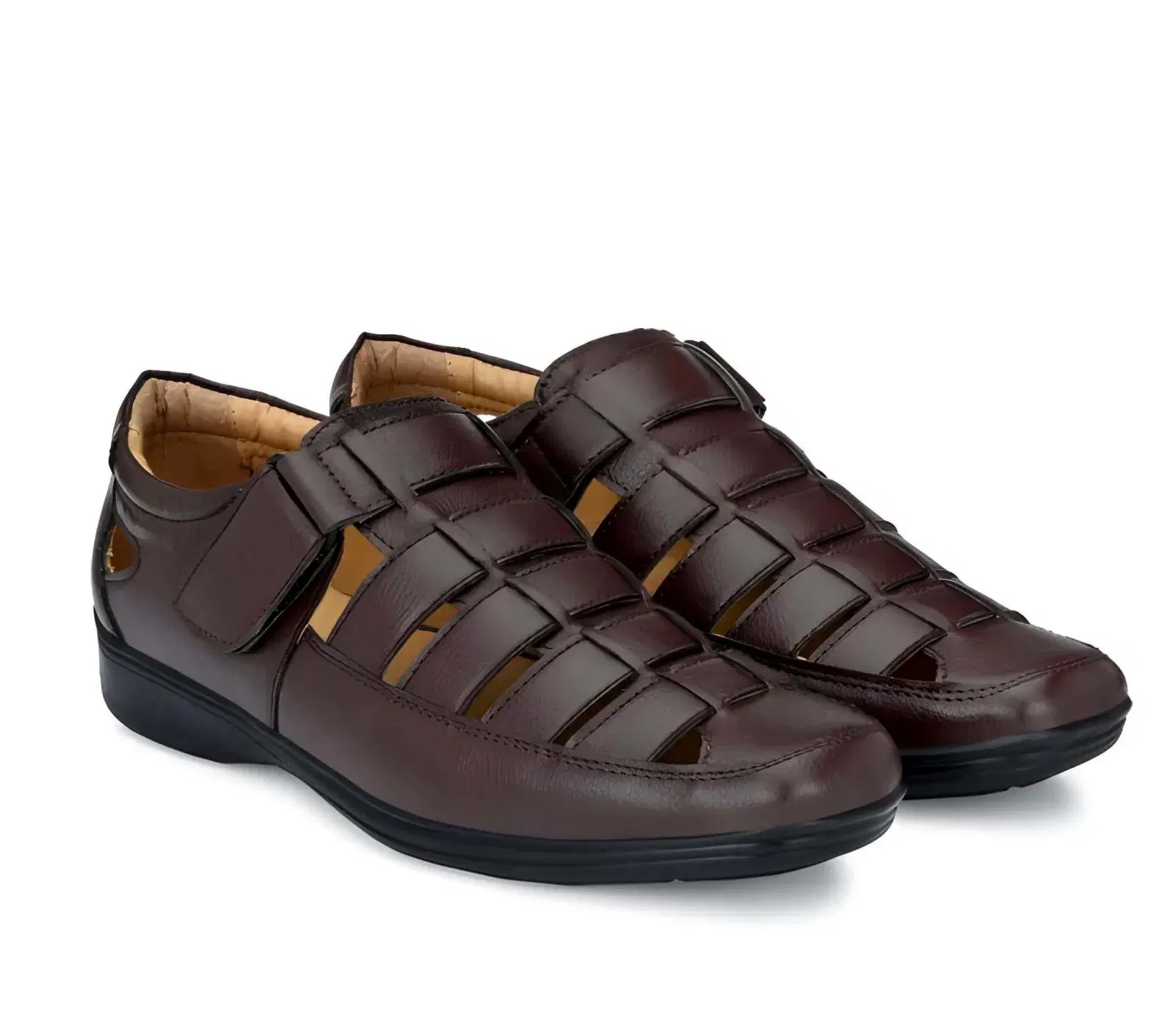 WUGO::Latest Fabulous Men’s Sandals | Premium Roman Style Outdoor Sandals for Men & Boys | Comfortable Daily Wear Casual Sandal with Durable Sole | Summer Walking & Travel Sandals | Trendy Open Toe Footwear - Image 1