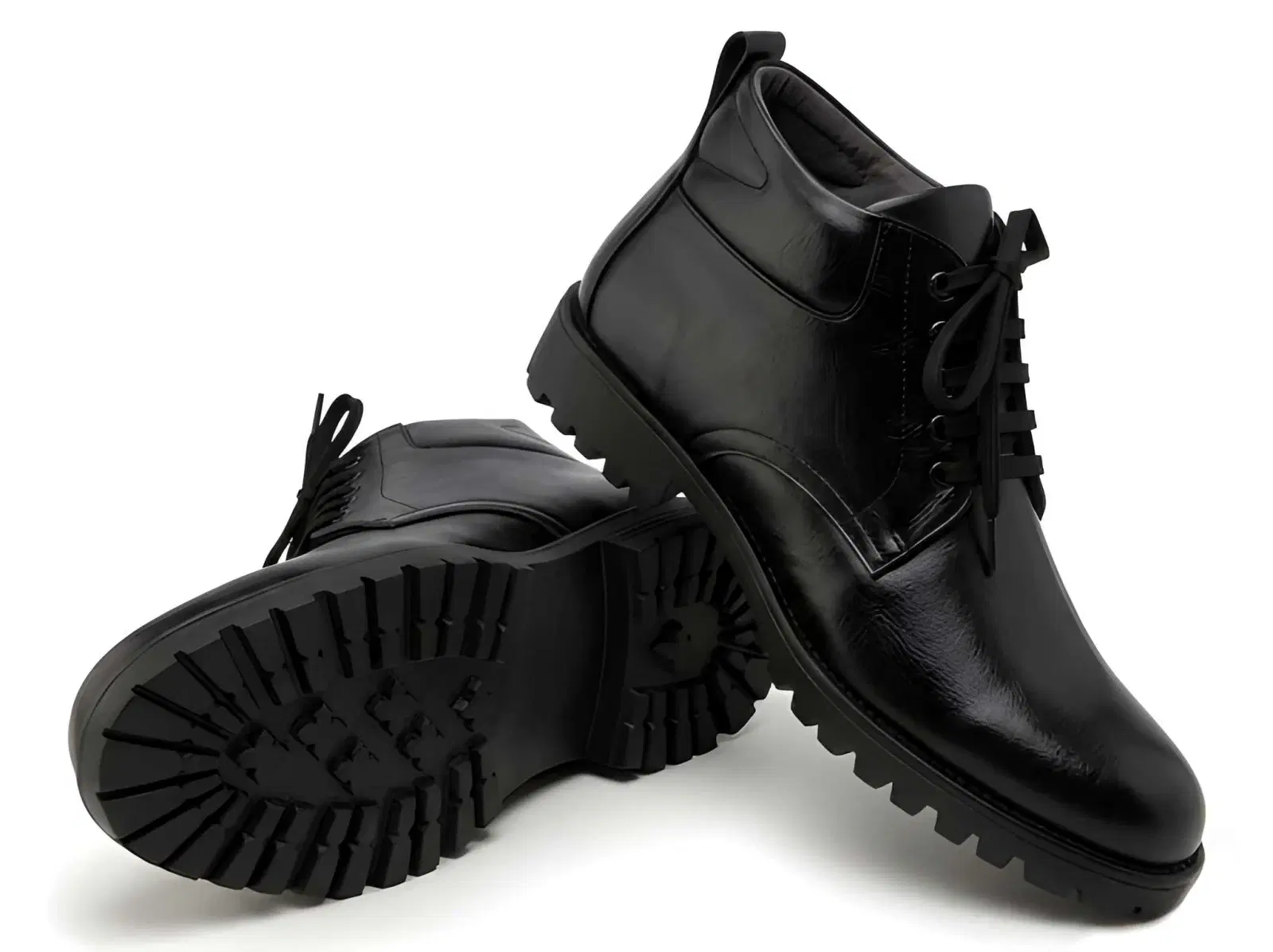 Latest Luxury Goat Leather Men Safety Boots | Heavy Duty Work Boots for Men | Fashion Industrial Safety Shoes | Anti-Slip Durable Construction Boots For Men - Image 1