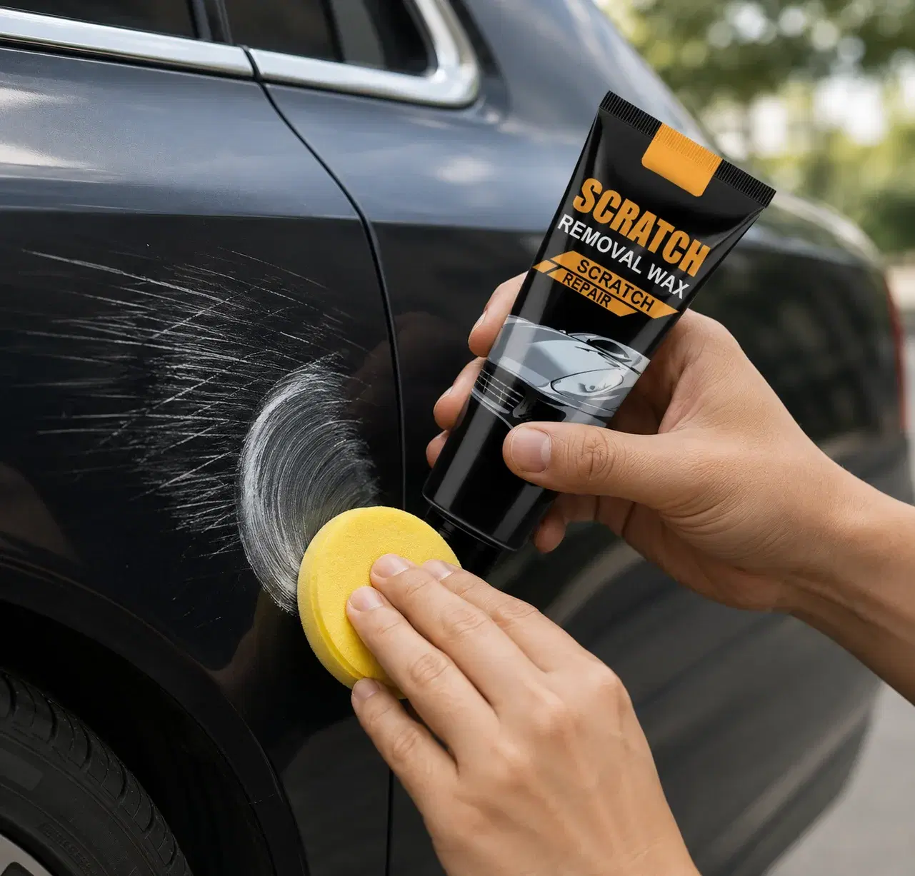Car cratch Remover wax