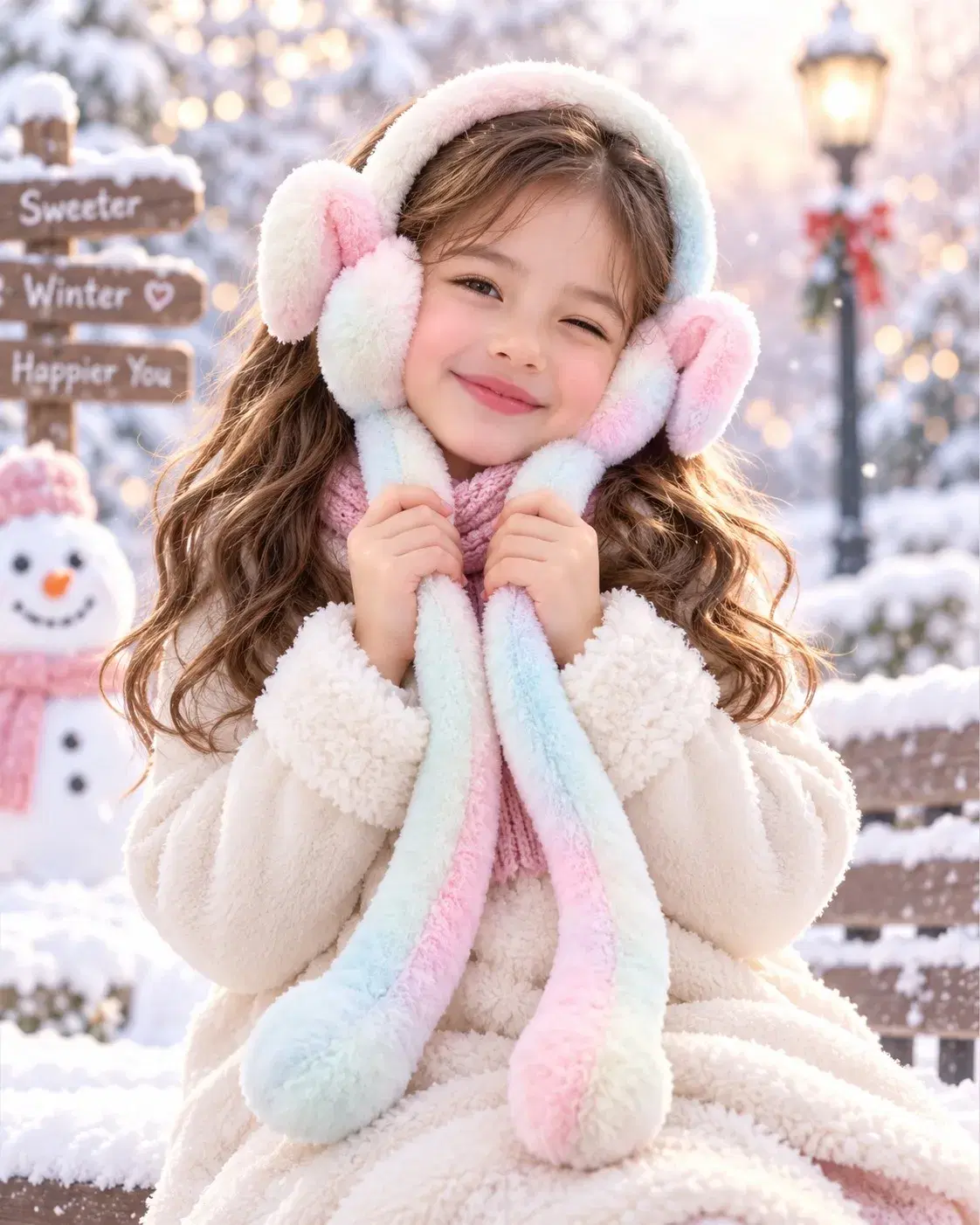 Fashion Bunny Ear Earmuffs Chuchu Rabbit Sound for Cold Days Ear Muff (Pack of 1) - Image 1