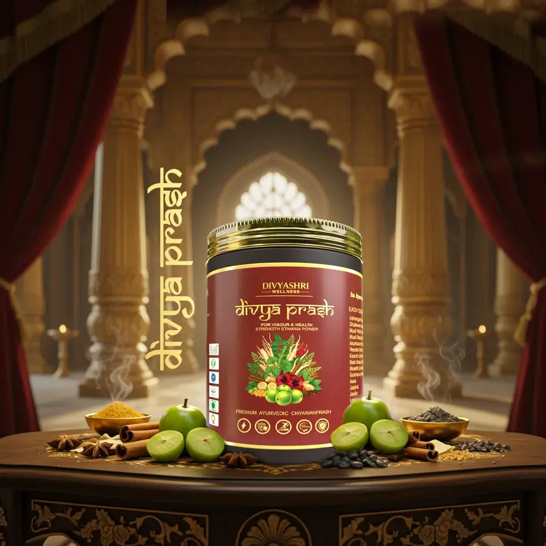 Divyashri Divya Prash Sugar-Free Ayurvedic Chyawanprash for Immunity, Strength, Stamina & Family Wellness - Image 1