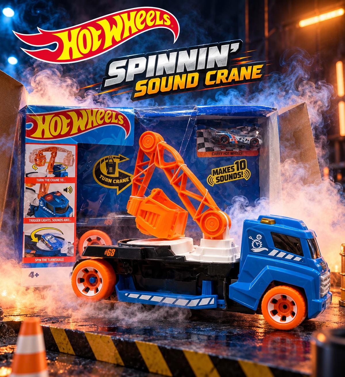 HotWheels - Spinning Sound crane - Image 1