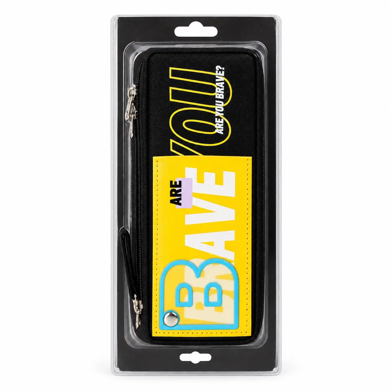 Are you Brave zippered Pouch for Students, Multi-Compartment Case - Image 1