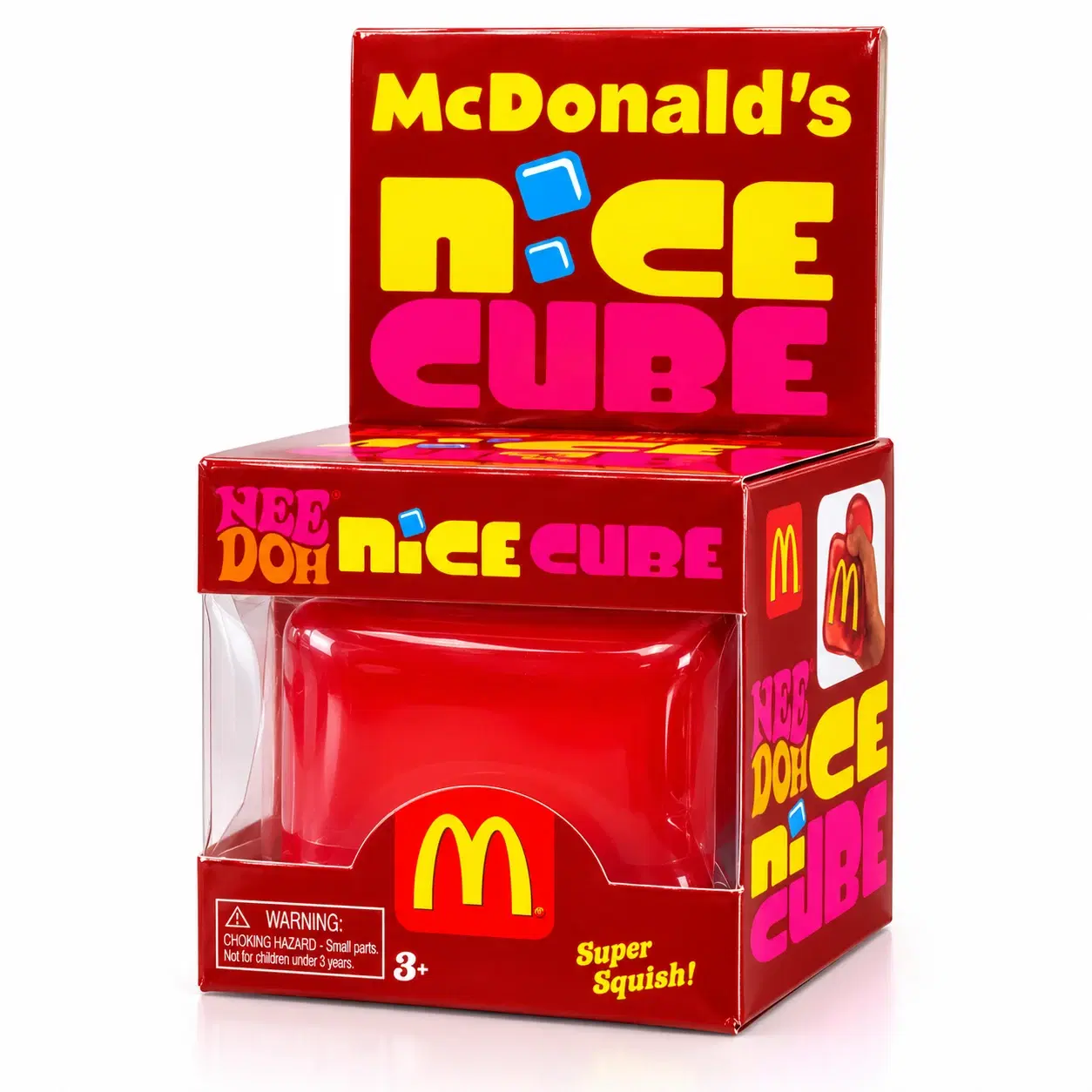 Nee doh McDonald's Design Squishy Cube Toy for Kids - Image 1